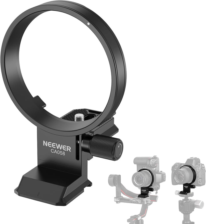 Neewer Drehbare Kragenhalterungsplatte für Nikon Z8 Z7 II Z6 II Z5 FTZ II Adapter, schnelle horizont