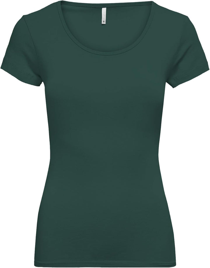 ONLY 3er Pack Damen T-Shirt schwarz oder weiss Kurzarm lang Basic Sommer T-Shirts XS S M L XL 152091