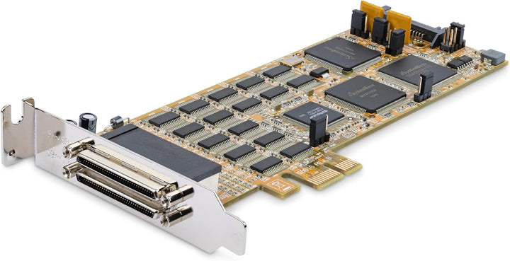 StarTech.com PCI Express Serielle Karte - 16 DB9 RS232 Ports - Niedrig + Vollprofil - Serieller Adap