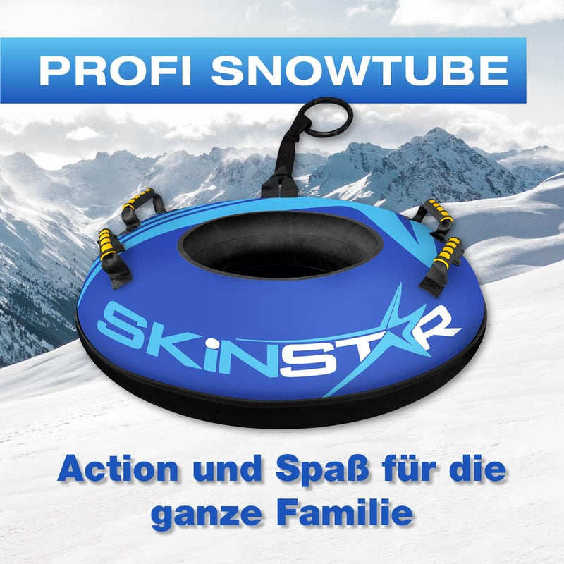 SkinStar Profi Snow Tube Schlitten Bob Rodel Reifen Schneereifen Rutschreifen Ø100cm
