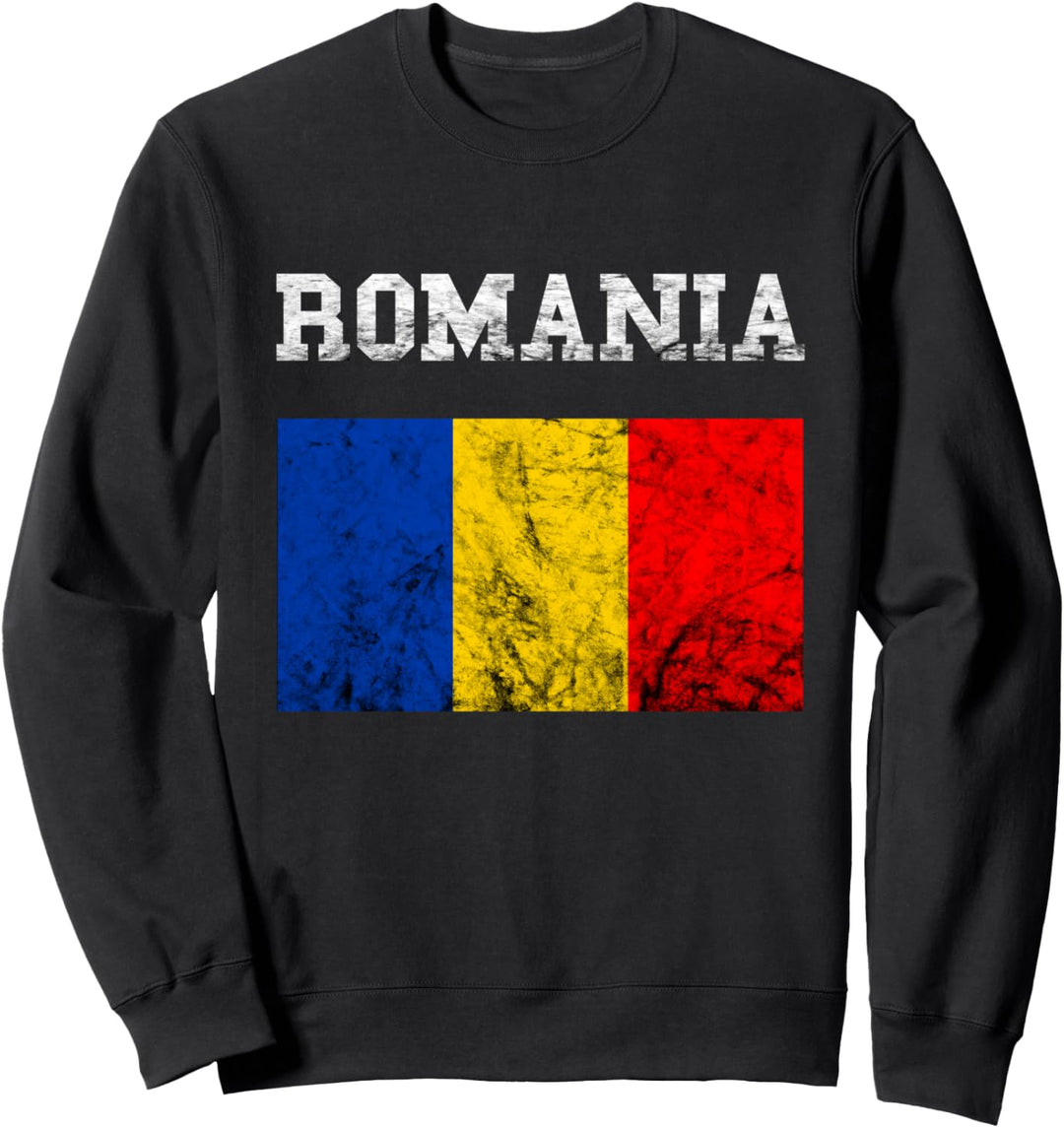 Rumänien Flagge Romania Rumänische Flagge Rumäne Sweatshirt