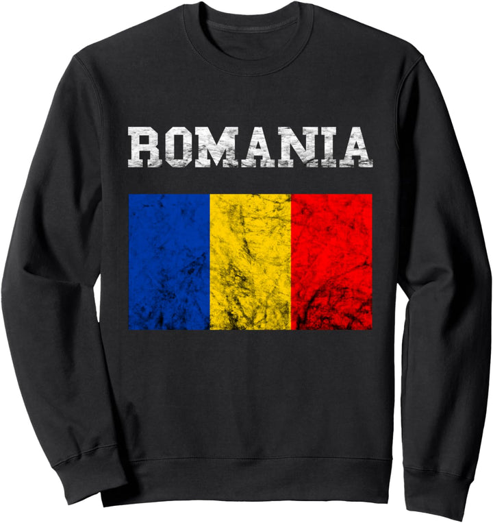 Rumänien Flagge Romania Rumänische Flagge Rumäne Sweatshirt