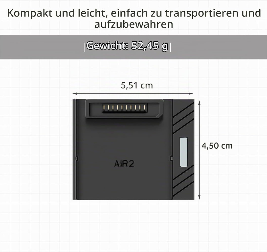 LYONGTECH USB Akku Ladegerät mit PD/QC für DJI Air 2S,Mavic Air 2 Drohne, Raqid Akkuladestation Hub