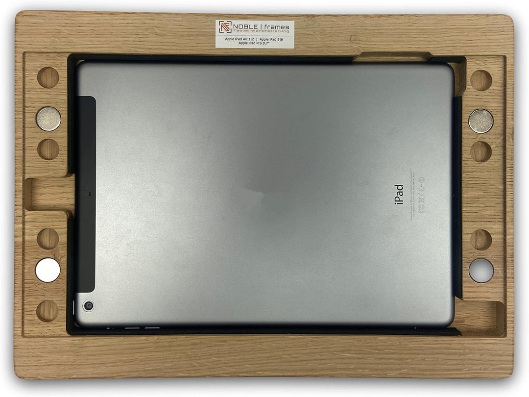 Design Wandhalterung geeignet für iPad Air 1|2 + iPad 5|6" - hochwertige Tablethalterung - edle Smar
