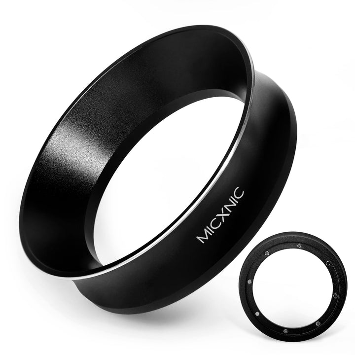 Dosierring 58mm, Espresso Dosing Funnel 58mm mit 8 Starken Magnetisch, 2cm Höherer Kaffee Dosierring