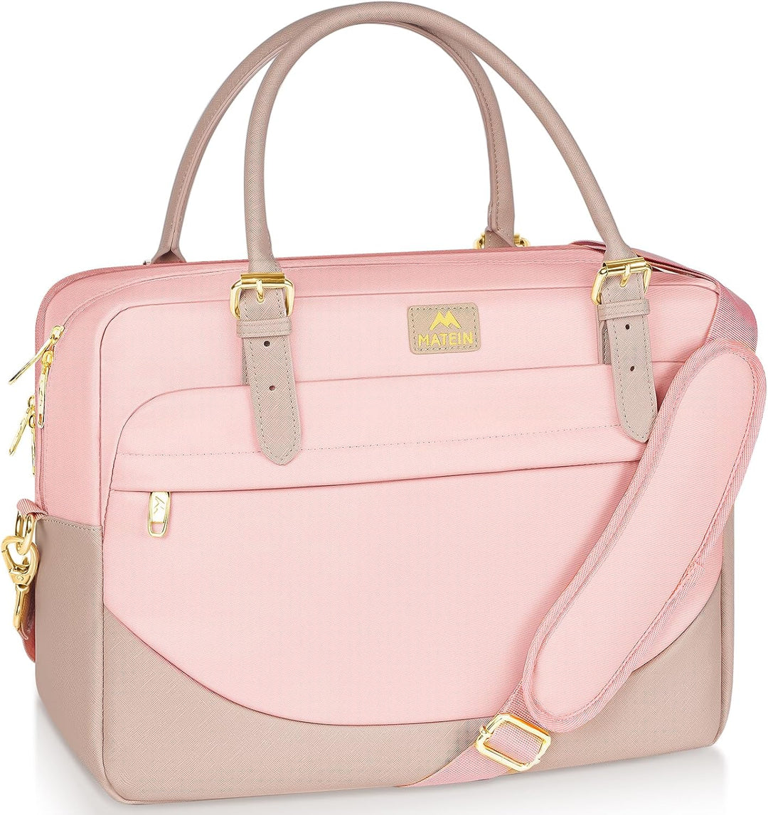 MATEIN Laptoptasche, Arbeitstasche Business Aktentasche Laptop Tasche 15,6 Zoll Schultasche Damen Um