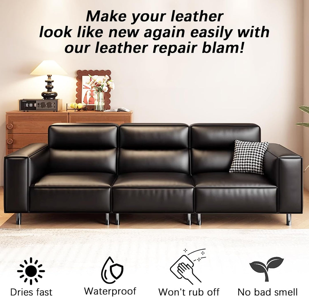 drtulz Leder Reparatur Set Schwarz, Lederpflege Für Ledercouch, Für Vinyl Möbel, Sofa, Autositze, Sc