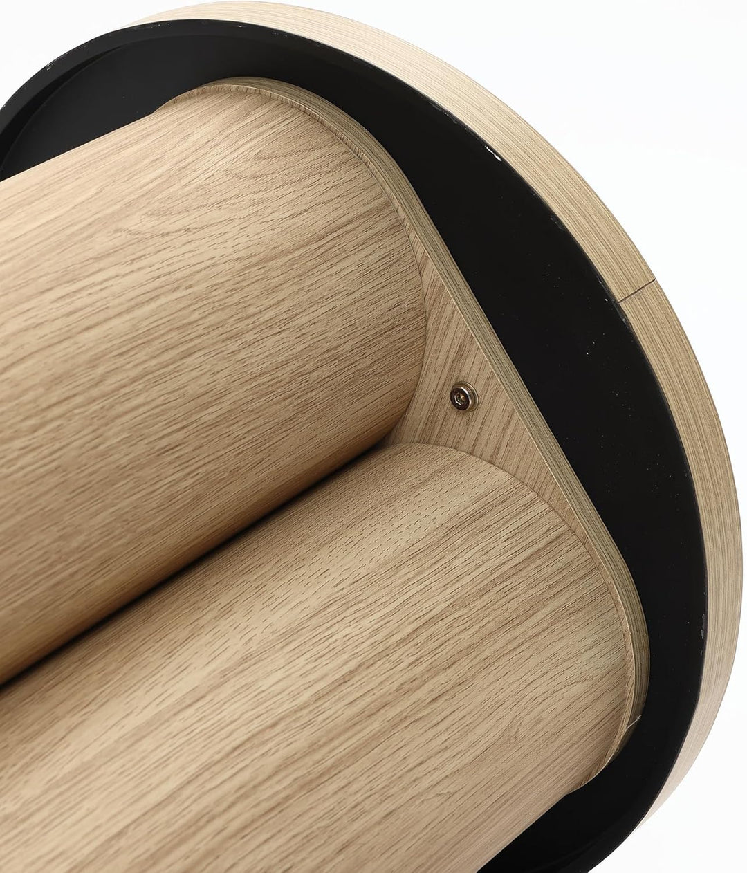 Hometopia Beistelltisch Holz, Kleiner Runder Tisch für Wohnzimmer, Nachttisch für kleine Räume, Mode