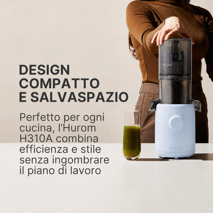 HUROM | Slow Juicer | Entsafter Gemüse und Obst | H310A | Elektrische Kaltpresse | Ruhiger Motor | L