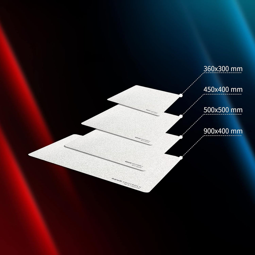 X-Raypad Aqua Control 2 AC2 Solid Gaming-Mauspad, Ultra-Hochpräzisions-Mauspad mit Perfekter Geschwi