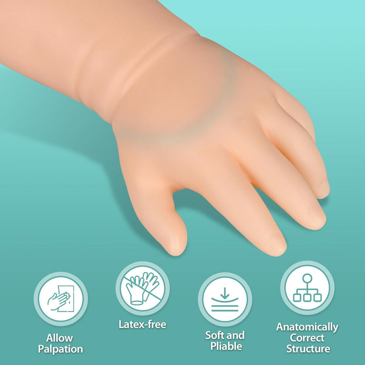 MedEduQuest Pädiatrie-IV- und Phlebotomie-Übungshandset Pediatrischer IV-Arm, Pediatrischer IV-Arm