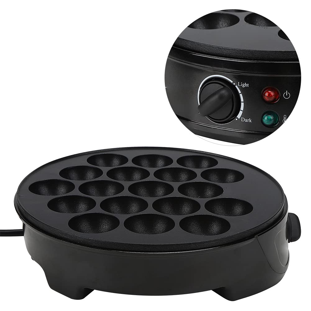 Elektrische Takoyaki-Maschine mit 18 Runden Formen, Oktopus-Kugel, Mini-elektrische Backform, Frühst