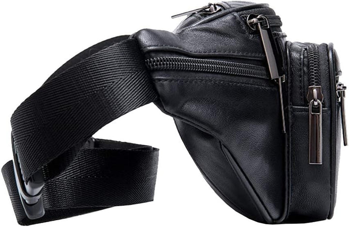 Hebetag Herren Bl1144 Gepäck-Kuriertasche 21 (L) x 3 cm (D) x 13 cm (H) #01schwarz, 21 (L) x 3 cm (D