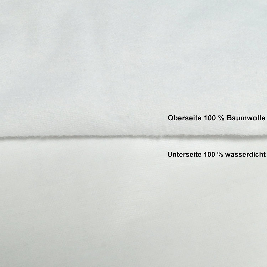 Julie Julsen 230 gm2 Matratzenschoner wasserdicht atmungsaktiv Molton in verschiedenen Grössen 90 x