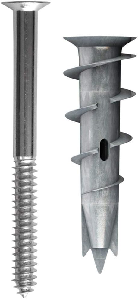 TOX Indoor Box Sortiment Gipskartondübel Spiral Plus 37-4 + Schraube, Dübellänge 32 mm, Dübelsortime