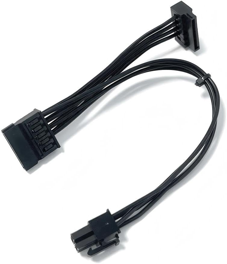 Pwr (2 * 2) to 2 SATA 15pin Stromversorgungskabel Ersatzteil für HP M01 M02 N01 S01 TE01 TG01 TP01 L