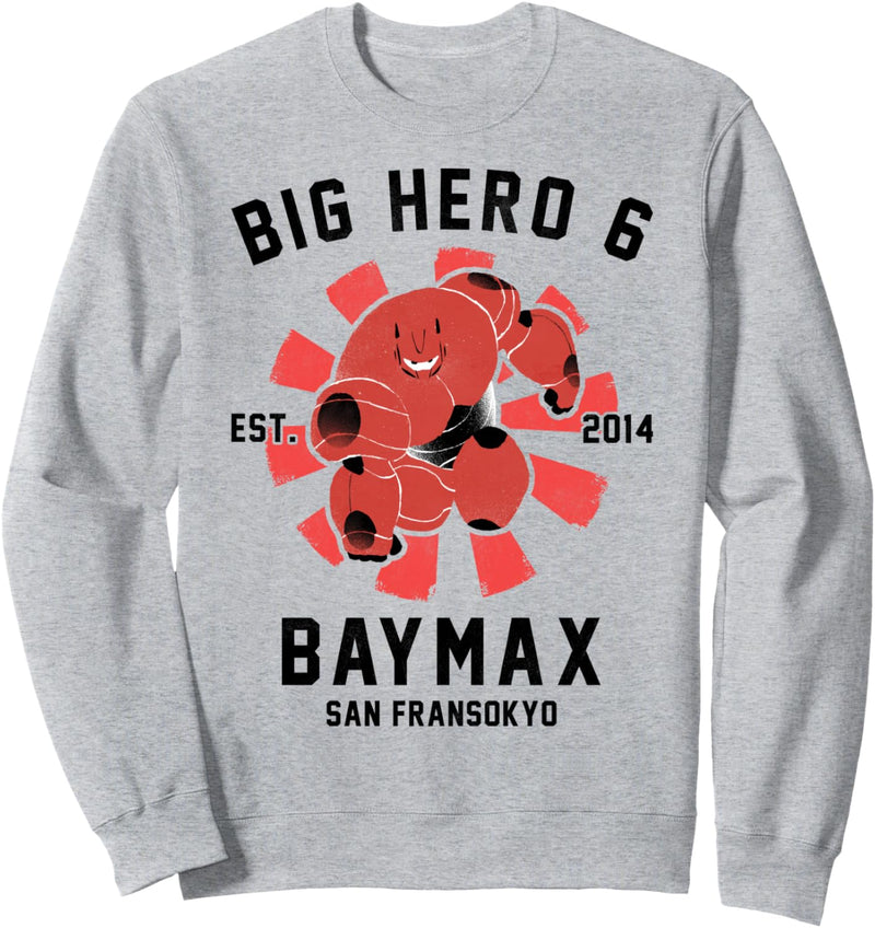 Disney Big Hero 6 Baymax Est 2014 Logo Sweatshirt