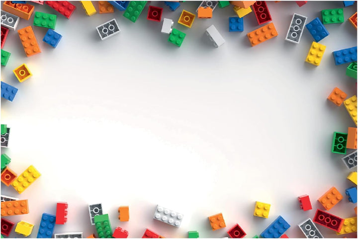 ALLboards Metallische Magnettafel BAUSTEINE 90x60cm MetalBoards Memoboard für jede Art von Magneten