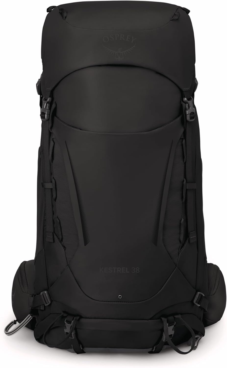Osprey Europe Herren Kestrel 38 Backpack Schwarz S-M, Schwarz S-M