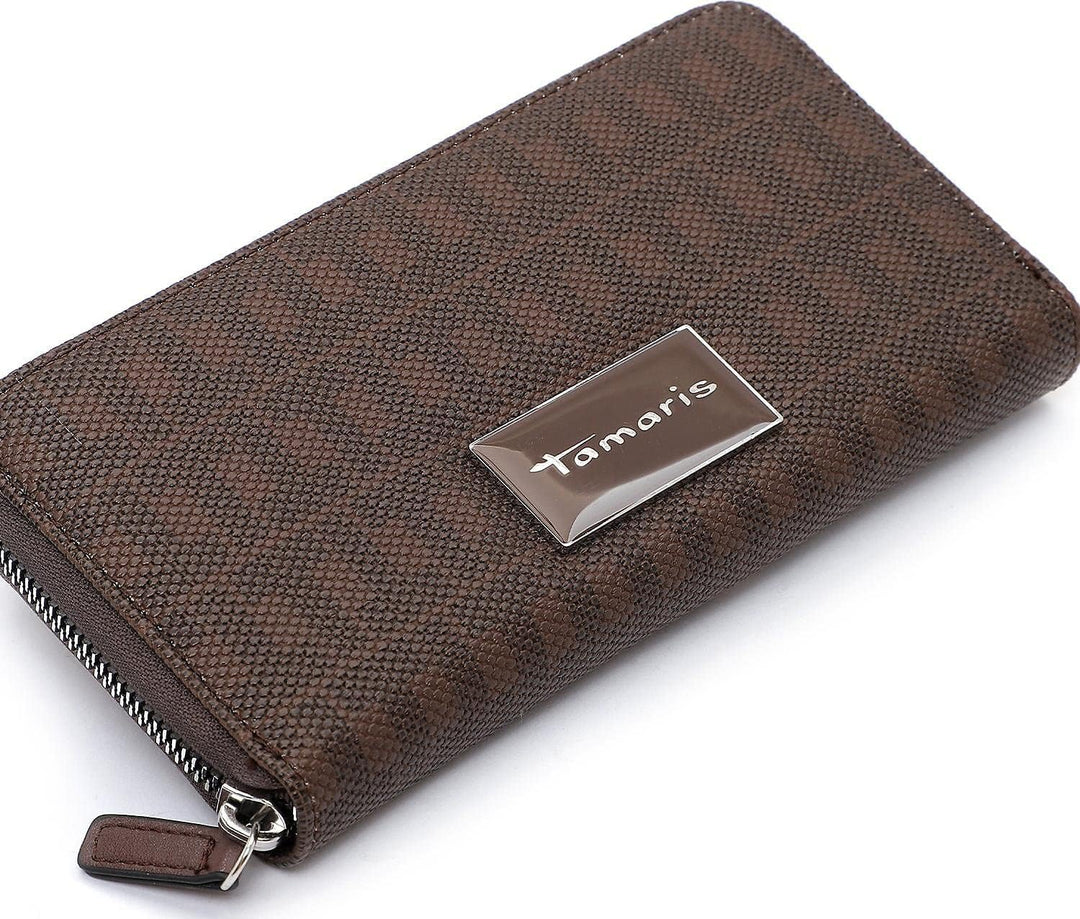 Tamaris Geldbörse Jody 31999 Damen Geldbörsen Ornament Einheitsgrösse Brown 200, Einheitsgrösse Brow