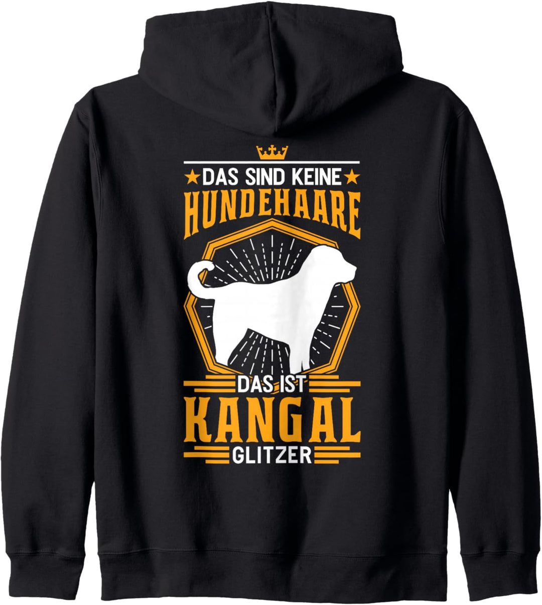Kangal Glitzer Anatolischer Hirtenhund Hundehaare Kangal Kapuzenjacke
