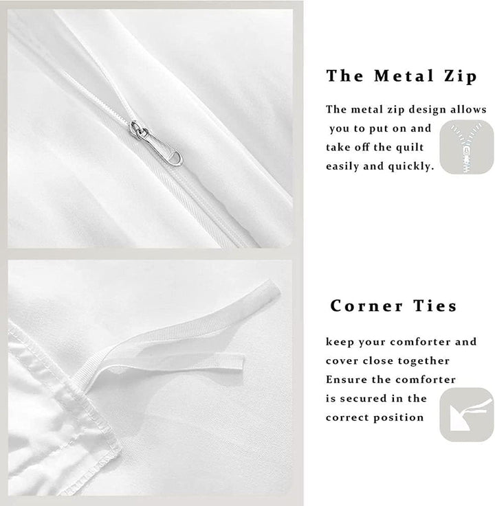 GEDAEUBA Winter Bettwäsche 140x200 Kaninchen - Hase Bettbezug 140x200 2er Set, Wendebettwäsche und K