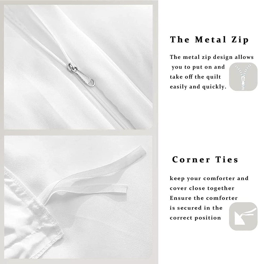 GEDAEUBA Retro Bettwäsche 135x200 Sommer - 70er Jahre Bettbezug 135 x 200 2er Set, Wendebettwäsche u