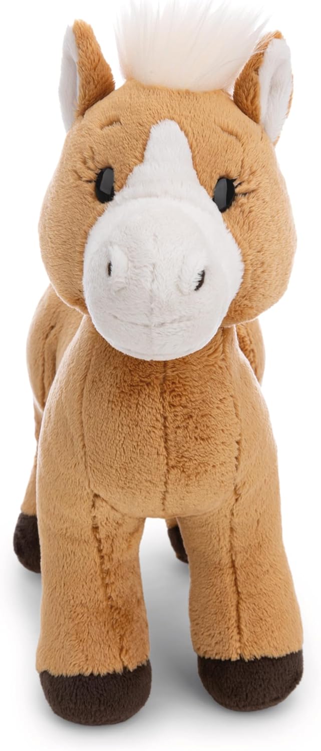 Kuscheltier Pferd Holly K. Pony 27cm - braun - Weiches NICI Plüschtier – niedliches Stofftier zum Ku