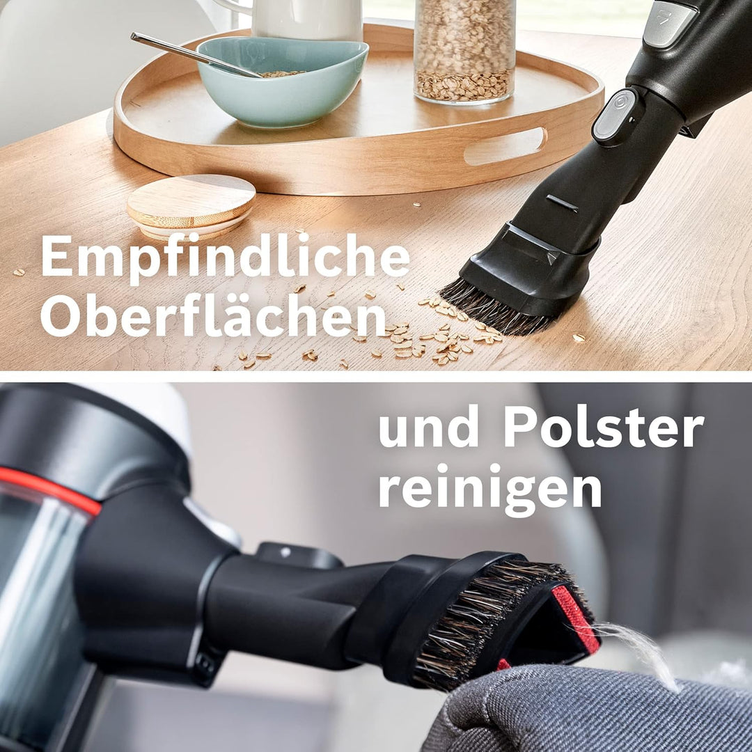 Bosch 2in1 Möbelpinsel und Polsterdüse BHZU2IN1N, geeignet für Unlimited 6, 7 und 8 Akku-Staubsauger