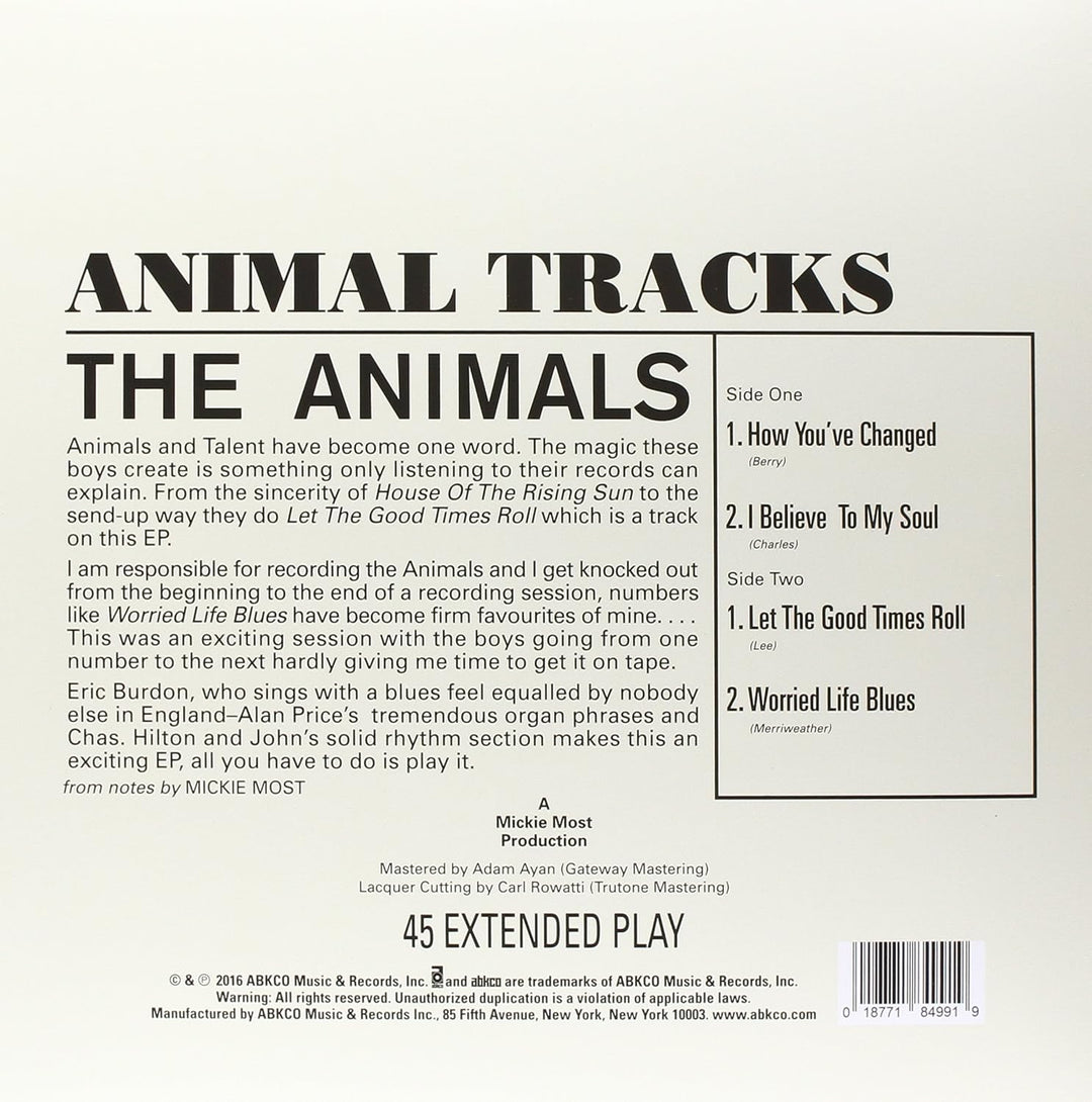 Animal, Vinyl