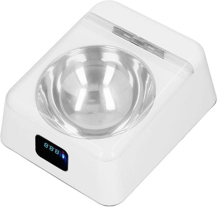 Mrisata Haustier-Futternapf mit Offener Abdeckung, Automatischer Deckel, Induktions-Futternapf, Haus