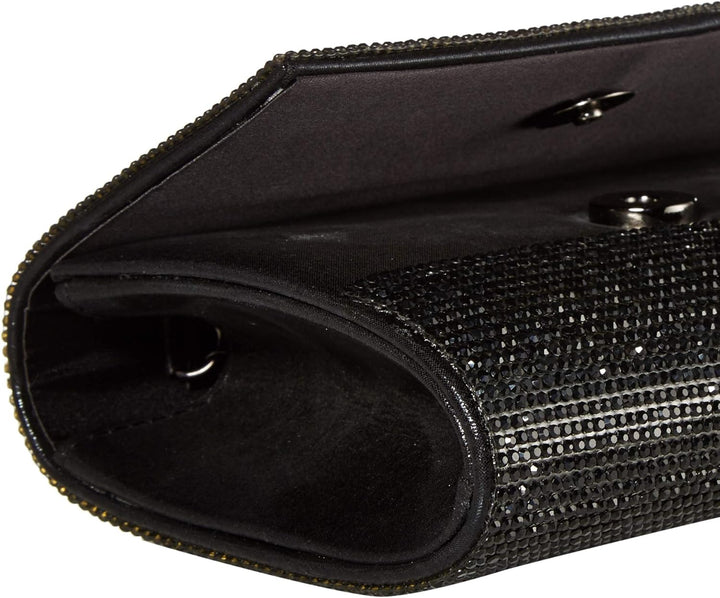 Jessica McClintock Damen Alexis Sparkle and Shine Clutch, Einheitsgrösse Schwarz, Schwarz
