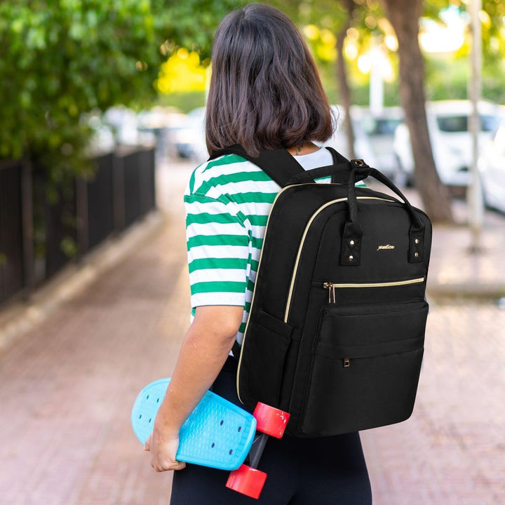YAMTION Laptop Rucksack Damen 17,3 Zoll,Schulrucksack Mädchen Teenager Schultasche Frauen für Schule
