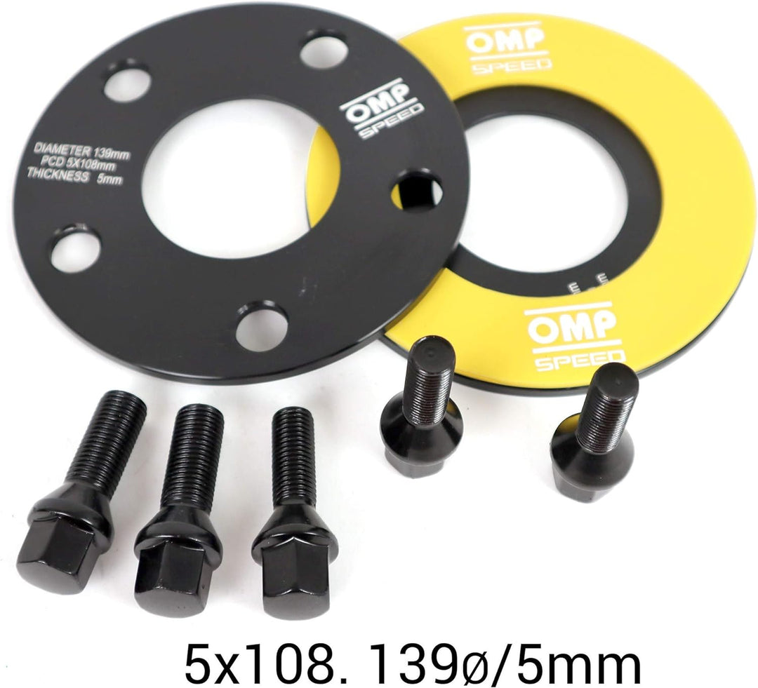 OMP SPEED SET ABSTANDHALTER OMP 5MM 5X108 60.1 M12X1.5+14X1.5 5x108 60.1 5mm, 5x108 60.1 5mm