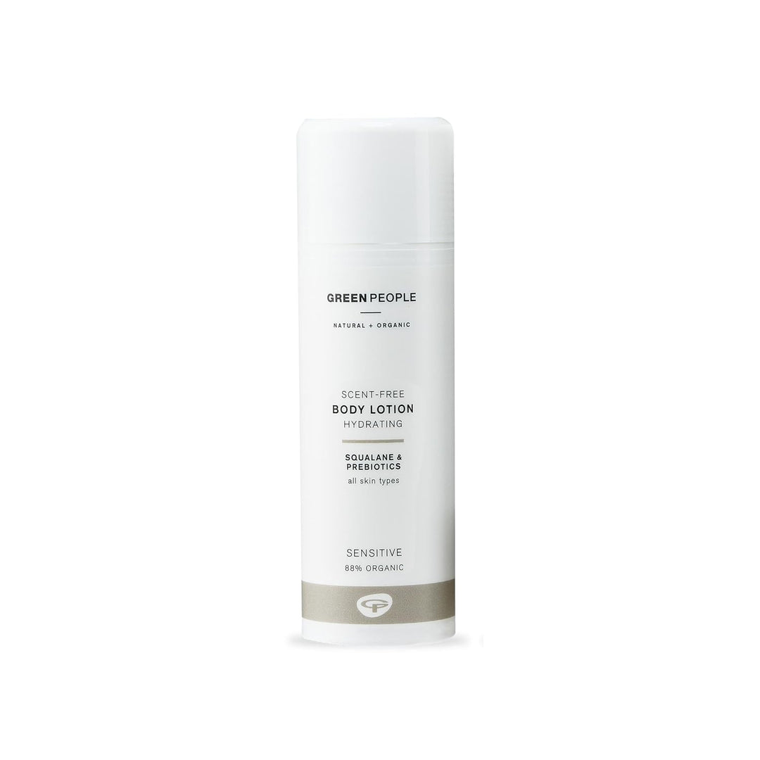 Green People Parfümfreie Hand- u. Bodylotion, 150 ml | Natürlicher Bio-Moisturizer für den sensitive