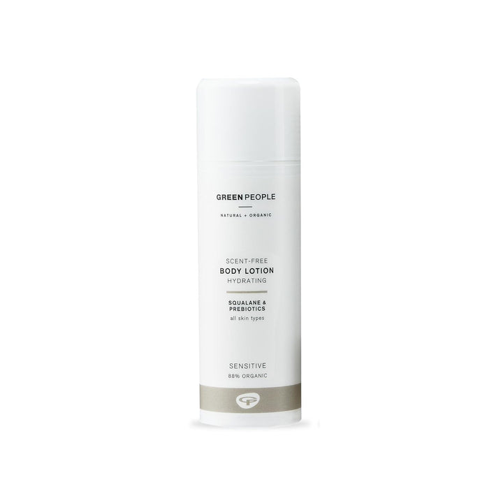 Green People Parfümfreie Hand- u. Bodylotion, 150 ml | Natürlicher Bio-Moisturizer für den sensitive