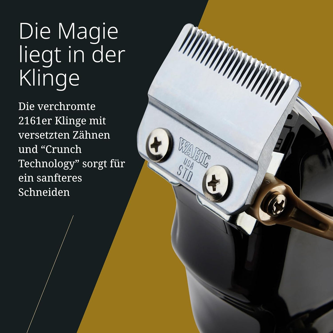 Wahl Cordless Magic Clip - Haarschneidemaschine für Blending, Rot, Cordless