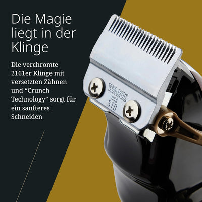 Wahl Cordless Magic Clip - Haarschneidemaschine für Blending, Rot, Cordless