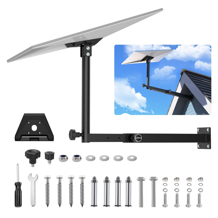 IMAYCC Starlink Wandhalterung Lang Ausdehnbar,360° Verstellbare Starlink Standard Mount mit Starlink