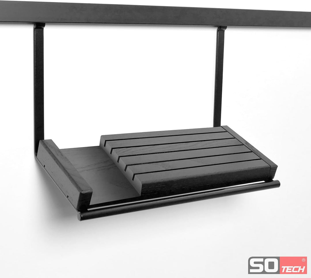 Kesseböhmer Linero style Messerhalter schwarz 352 x 150 x 256 mm zum Einhängen von SOTECH, Messerhal