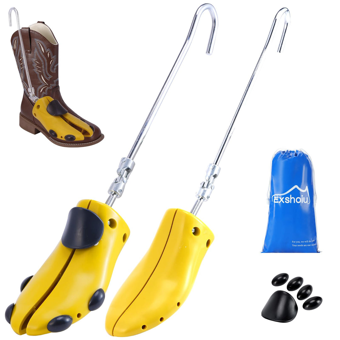 Exshoiu Schuhspanner, Schuhdehner für Stiefel, 1 Paar Schuhdehner Schuhweiter Stiefeletten, Verstell