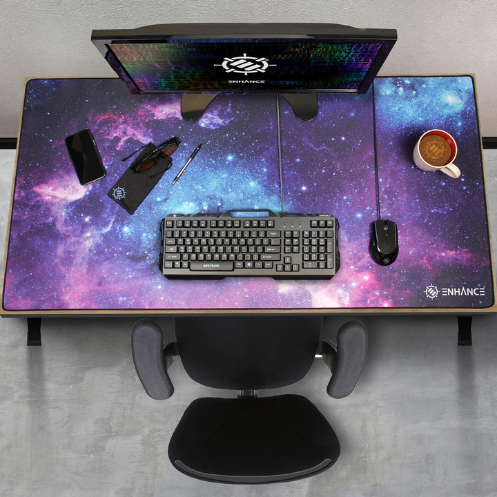 ENHANCE Übergrösse XXXL Mouspad Gaming (122cm x 61cm) - Für den Home-Office-Schreibtisch, erweiterte