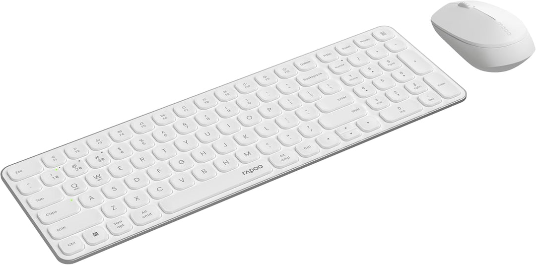 Rapoo 9310M kabelloses Tastatur-Maus Set Wireless Deskset 2400 DPI Sensor bis zu 12 Monate Batteriel