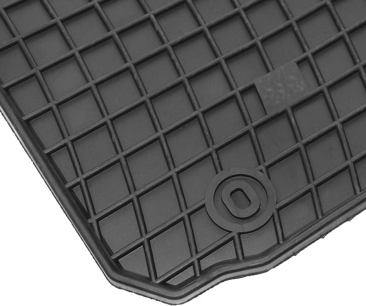 Bär-AfC MA61635 Gummimatten Auto Fussmatten Schwarz, Erhöhter Rand, Set 4-teilig, Passgenau für Mazd
