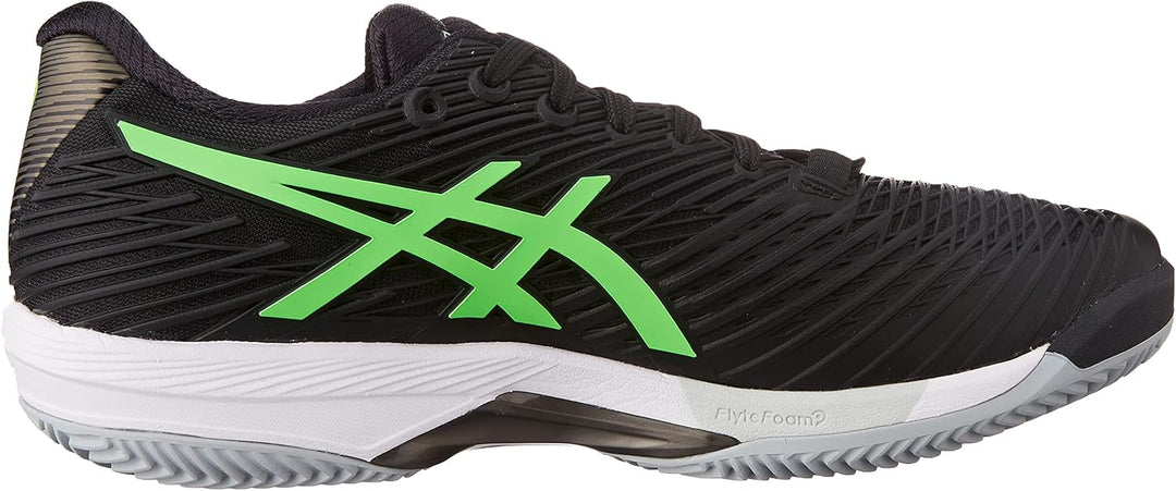ASICS Solution Speed FF 2 Clay Tennisschuh für Schnelle Plätze für Männer Schwarz Hellblau 39 EU Sch