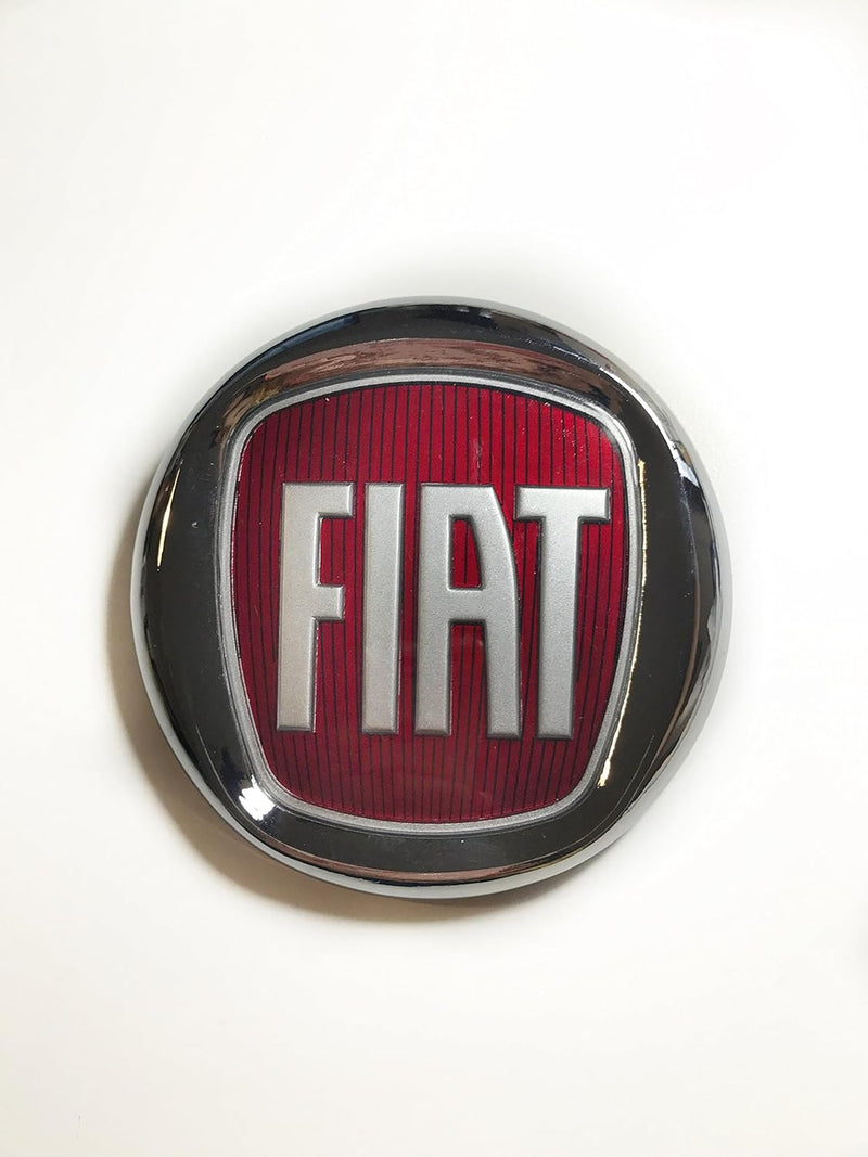 Firmenzeichen Markenzeichen Logo Fiat, Rot, 120 mm Qubo, Fiorino, Freemont