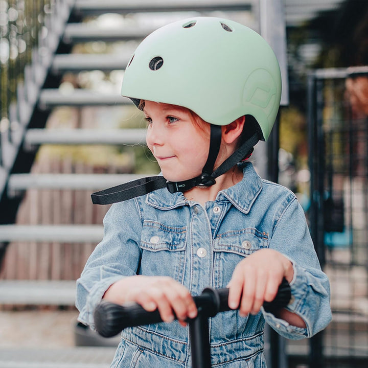Scoot & Ride, S - M Size Kids Helmet kiwi, kiwi
