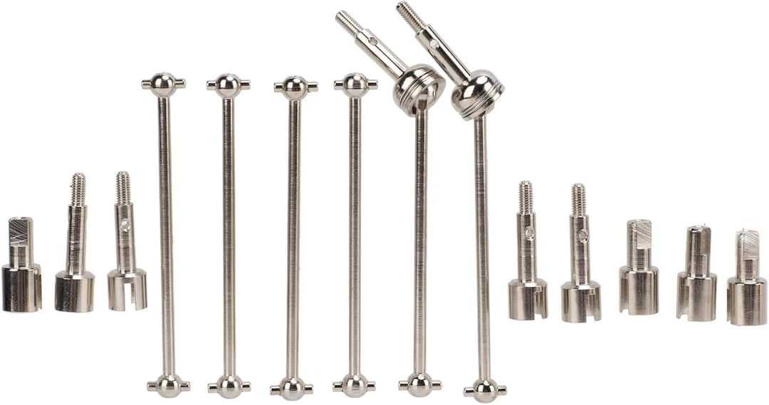 VGEBY RC CVD-Antriebswellen-Kit, Upgrade-Teil aus Metall mit Gelenkschalen-Hundeknochen für WLtoys 1