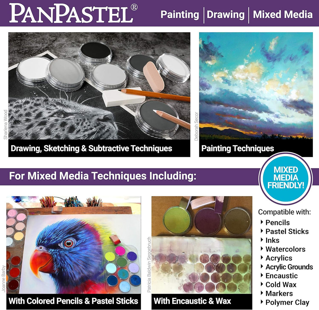 PanPastel 20 Farben Set - Pure Farben/Malset Single, Single