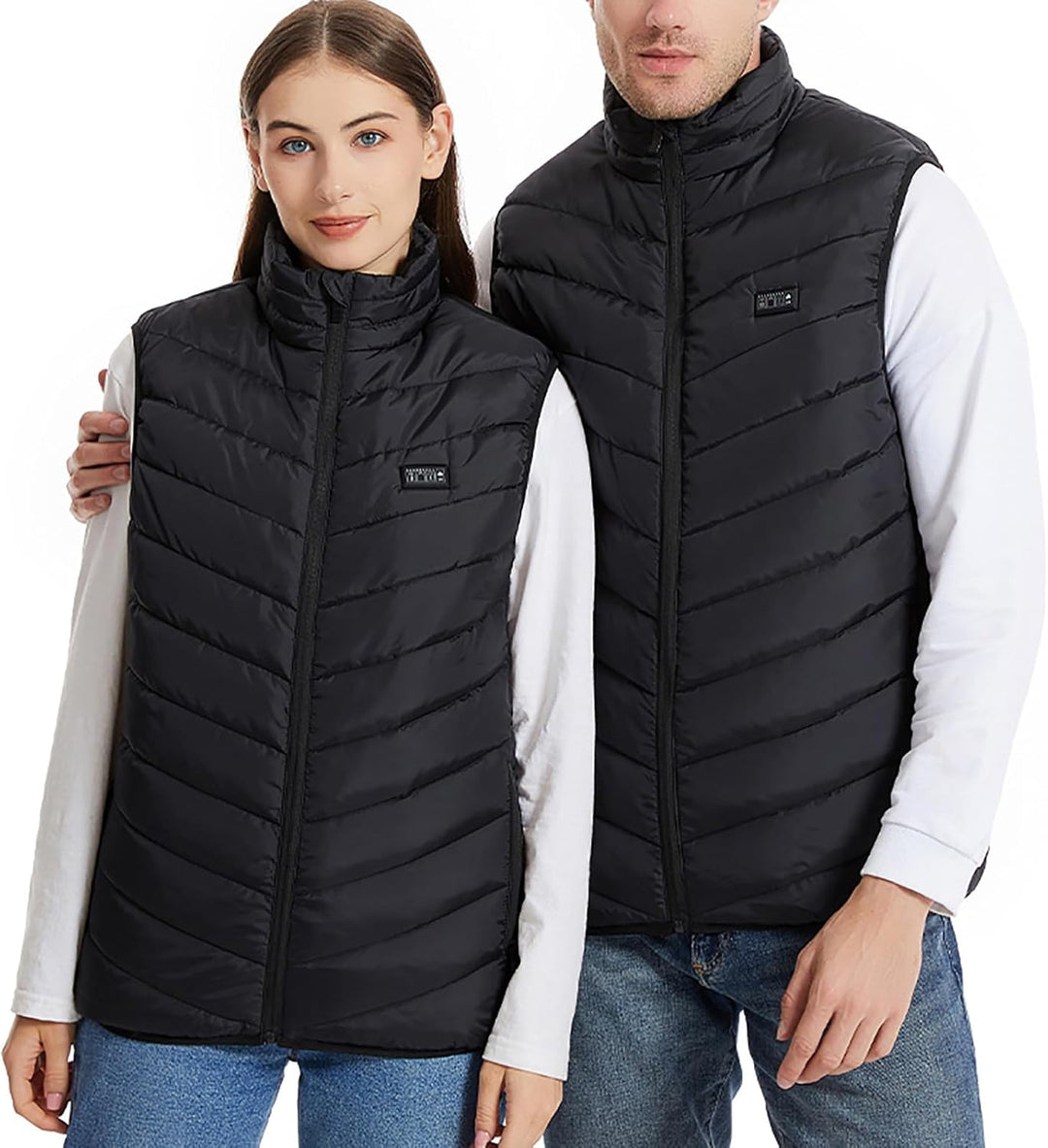Beheizbare Weste Damen herren, Elektrische Heizweste ärmellos Jacke Mit Heizung, USB Elektrisch Heat